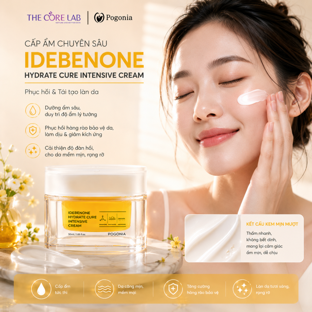 Kem dưỡng ẩm chuyên sâu Idebenone Hydrate Cure Intensive Cream