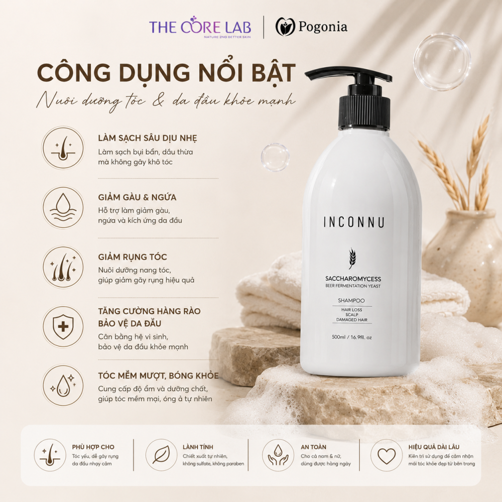 Dầu gội Saccharomyces INCONNU