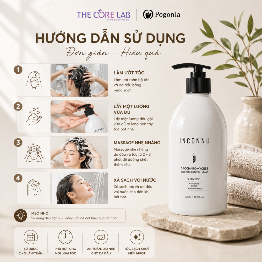 Dầu gội Saccharomyces INCONNU
