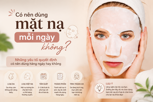 Có nên dùng mặt nạ mỗi ngày không