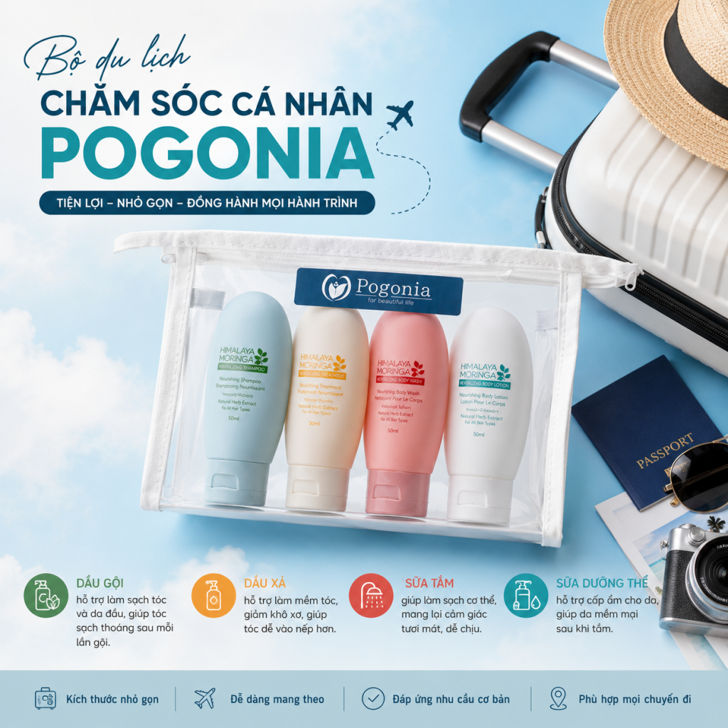 Bộ Du Lịch Chăm Sóc Cá Nhân POGONIA