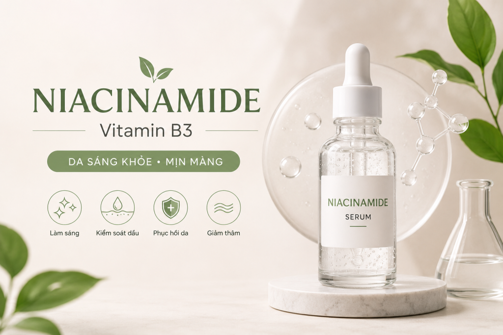 Niacinamide Là Gì? 8 Công Dụng Nổi Bật Của Niacinamide Đối Với Làn Da