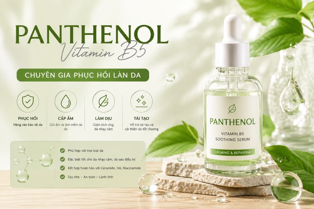 Panthenol (Vitamin B5) Là Gì