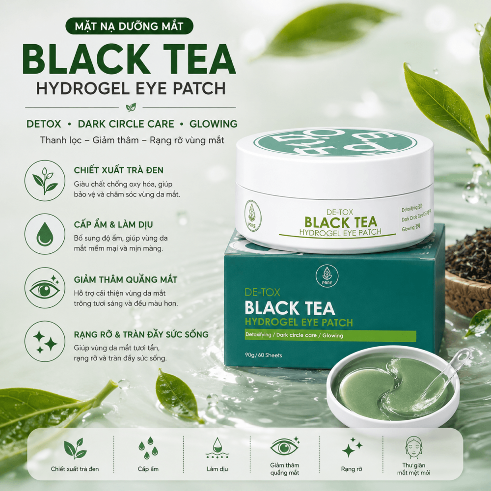 Mặt Nạ Mắt Black Tea Hydrogel (1)