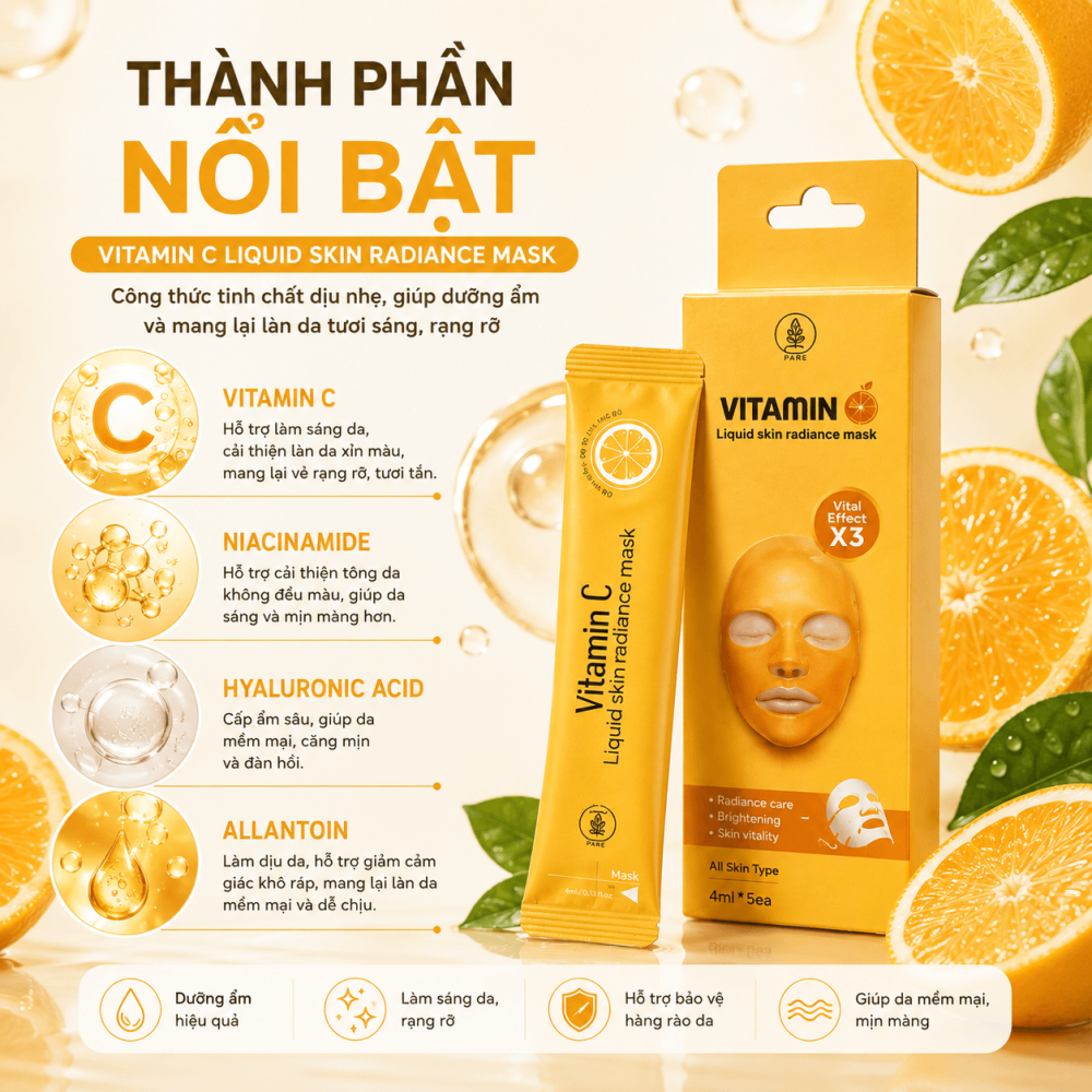 Mặt Nạ Tinh Chất Vitamin C1 (1)
