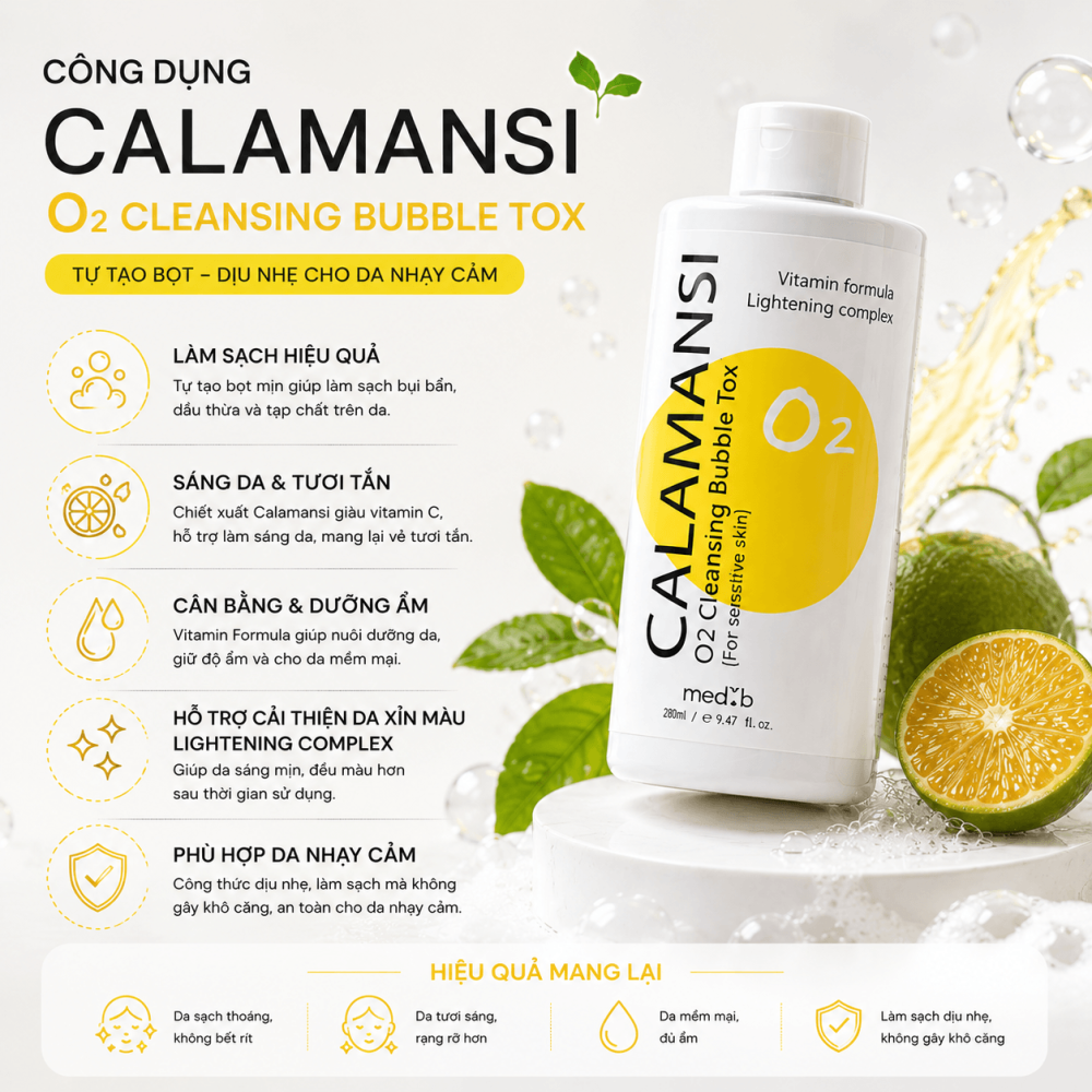 Sữa Rửa Mặt Calamansi O₂ Cleansing Bubble Tox2 (1)